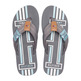 sandale homme  t.h.f. badge textile beach sandal