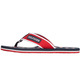 tongs homme tommy hilfiger avec brides en tissu tressé