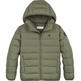 cazadora garçon calvin klein inst. logo light padded jacket