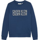 sweat-shirt garçon calvin klein terry seasonal logo cn