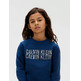 sweat-shirt garçon calvin klein terry seasonal logo cn