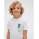 t-shirt garçon calvin klein seasonal logo ss t-shirt
