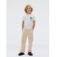 t-shirt garçon calvin klein seasonal logo ss t-shirt