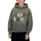 sweat-shirt garçon  calvin klein color logo graphic terry hoodi