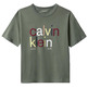 t-shirt garçon  calvin klein color logo graphic ss t-shirt