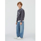 sweat-shirt garçon  calvin klein b varsity cn sweatshirt