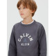 sweat-shirt garçon  calvin klein b varsity cn sweatshirt