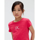 t-shirt fille  calvin klein glitter ck slim fit tee