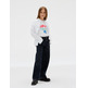 t-shirt fille calvin klein pearl signature nyc regular te