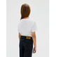 t-shirt fille calvin klein pearl signature nyc regular te
