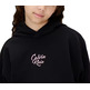 sweat-shirt fille  calvin klein script logo graphic terry hood