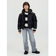cazadora fille calvin klein ck logo aop puffer jacket