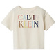 t-shirt fille  calvin klein colored logo ss t-shirt