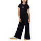t-shirt fille  calvin klein script logo graphic ss t-shirt