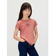 t-shirt fille  calvin klein script logo graphic ss t-shirt