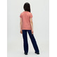 t-shirt fille  calvin klein script logo graphic ss t-shirt