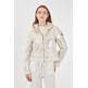 manteau femme yes zee gubbino donna laminato con cap