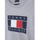 t-shirt garçon  th global stripe flag tee l/s