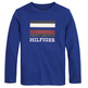 t-shirt garçon  th th logo tee l/s