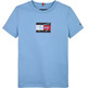 garçon tommy script flag print tee ss c14