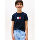 garçon tommy script flag print tee ss c1g