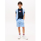 garçon tommy script flag print tee ss c1g