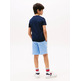 garçon tommy script flag print tee ss c1g