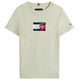 garçon tommy script flag print tee ss m1c