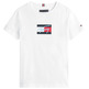 garçon tommy script flag print tee ss ybr