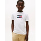 garçon tommy script flag print tee ss ybr
