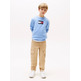garçon tommy script flag sweatshirt c14