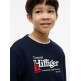 SWEAT-SHIRT EN MAILLE PIQUÉE INTERLOCK POUR ENFANT TOMMY HILFIGER – COUPE REGULAR