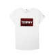 t-shirt fille  th flag flip sequins tee s/s
