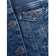 veste trucker en denim délavé fille tommy hilfiger