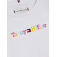 t-shirt fille  th tommy graphic multi tee s/s