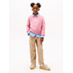 fille heart jacquard sweater thc