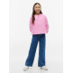 SWEAT-SHIRT EN MOLLETON À MANCHES RAGLAN POUR FILLE TOMMY HILFIGER – COUPE AMPLE