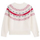 maillot fille  tommy hilfiger intarsia sweater