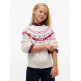 maillot fille  tommy hilfiger intarsia sweater