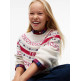 maillot fille  tommy hilfiger intarsia sweater
