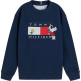 sweat-shirt   tommy hilfiger peanuts crewneck