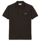 pôle homme lacoste chemise col bord-cotes manches