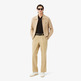 pôle homme lacoste chemise col bord-cotes manches