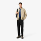 pôle homme lacoste chemise col bord-cotes manches