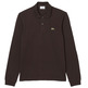 pôle homme lacoste chemise col bord-cotes manches