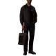 t-shirt homme  calvin klein ls microwaffle heritage lbl te
