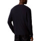 t-shirt homme  calvin klein ls microwaffle heritage lbl te