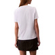 t-shirt femme  calvin klein w a- inst. logo classic tee ss