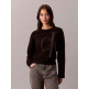 maillot femme  calvin klein w long sleeve smooth cotton ck