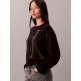 maillot femme  calvin klein w long sleeve smooth cotton ck